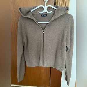 NWOT Gap CashSoft Sweater Zip Hoodie size Small petite